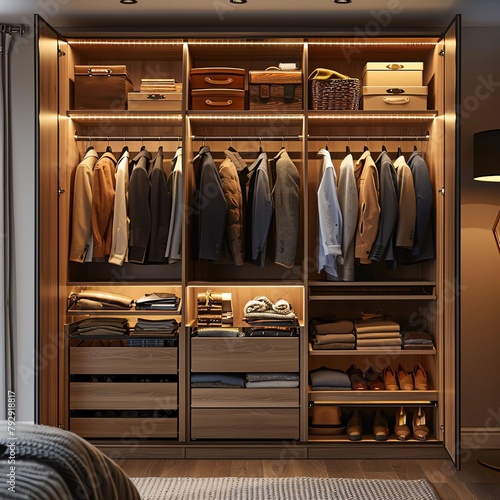 wardrobe in a wardrobe