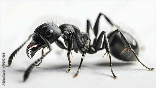 Black Ants: A Closeup Look at Their Social Structure, Foraging Behavior, and Ecological Significance. Concept Ants, Social Structure, Foraging Behavior, Ecological Significance, Black Ants photo