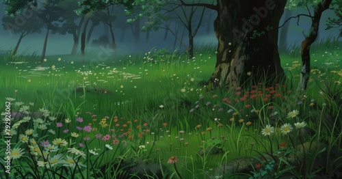 Evocative Anime Backgrounds: A Collection of Classic & Vintage Scenes