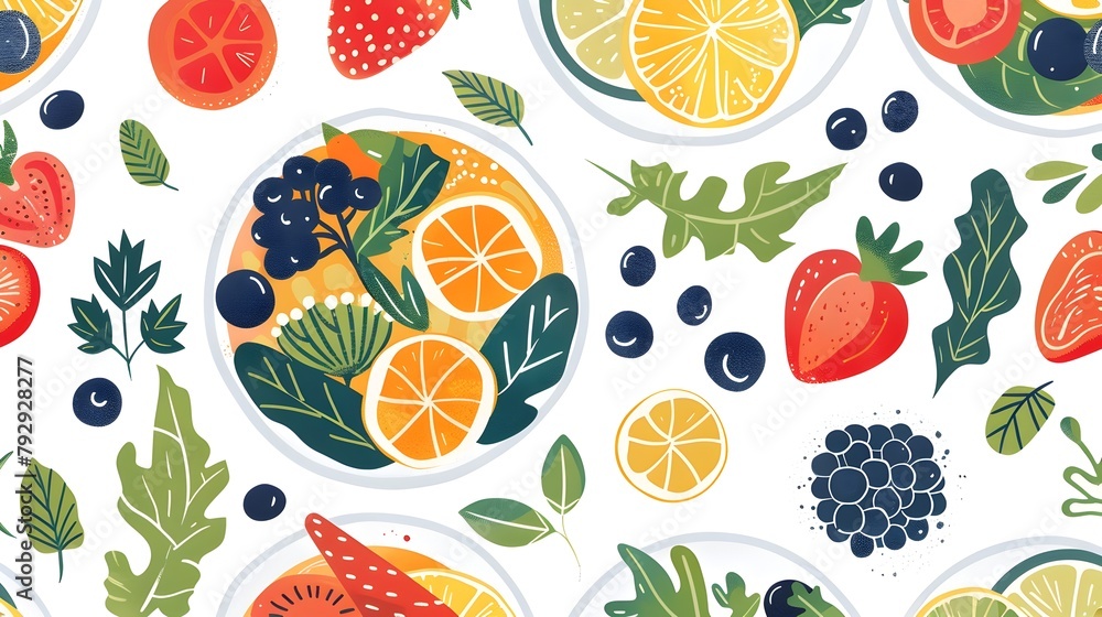 SVG Style Vibrant Probiotic Superfood Dishes Promoting Optimal Gut Health and Longevity SVG Style Vibrant Probiotic Superfood Dishes Promoting Optimal Gut Health and Longevity