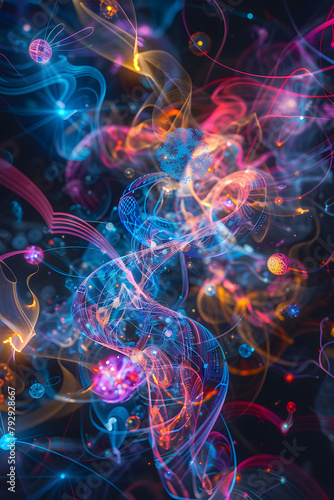 Digital Visualization of Complex Quantum Mechanics and Particle Interactions