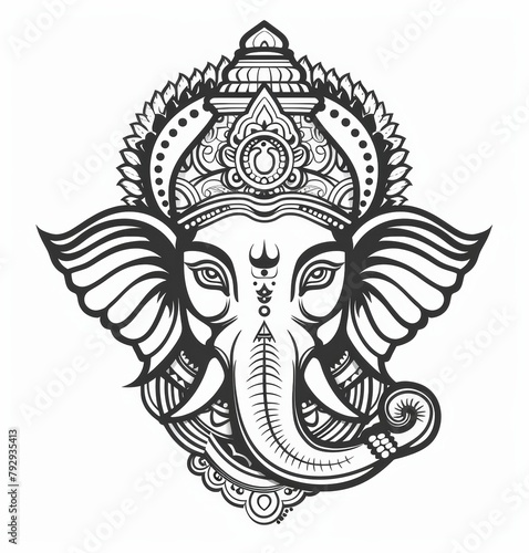 Lord Ganesha Blesses with Wisdom