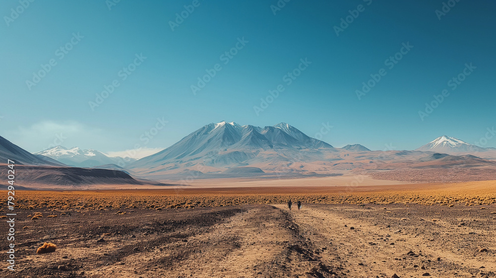 road at Atacama Desert Chile