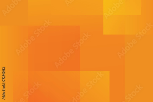 Trendy abstract minimal geometric blurred background. Smooth vector illustration for template, posters, card, banner. Orange elements with fluid dynamic gradient