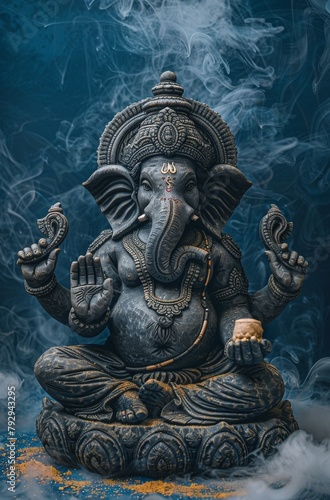 Lord Ganesha Blesses with Wisdom