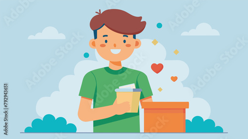A teenager donates a portion of their allowance to a charity that supports ethical labor practices.