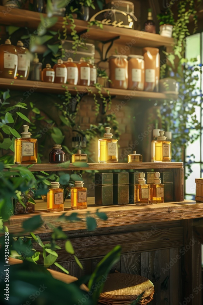 Handmade Soap Boutique: Fragrance-Inspired Artisanal Collection Display