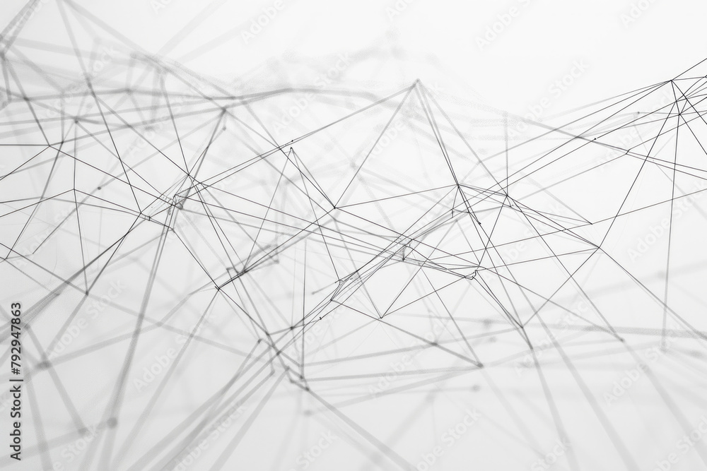 A minimalist background inspired by wireframe models used in computer graphics, featuring a series of interconnected lines and shapes forming a three-dimensional grid. 