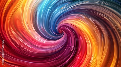 Abstract swirling texture with a blend of vivid colors suitable for use in graphic design and modern art backgrounds