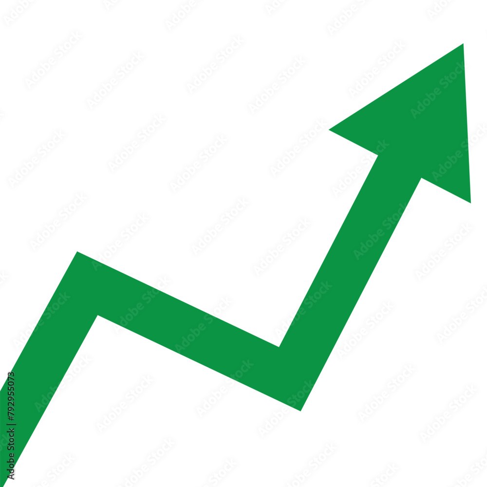 Growing business 3d green arrow on white. Profit arow Vector illustration.Business concept, growing chart. Concept of sales symbol icon with arrow moving up. Economic Arrow With Growing Trend. Growing business 3d green arrow on white. Profit arow Vector illustration.Business concept, growing chart. Concept of sales symbol icon with arrow moving up. Economic Arrow With Growing Trend.
