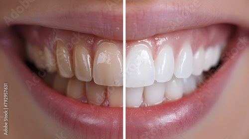 Dramatic Teeth Whitening Transformation Showcasing Vibrant Healthy Smile
