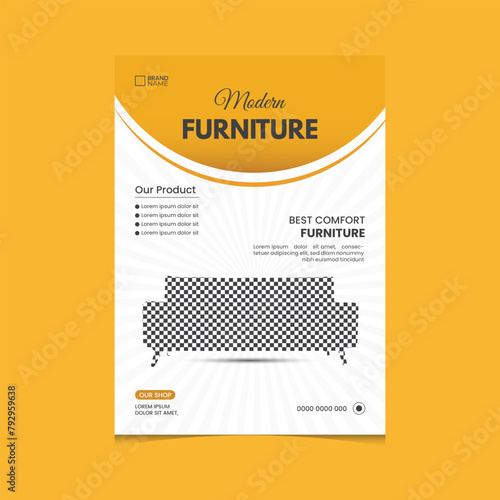 modern furniture flyer,