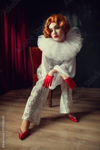 harlequin, actor, theater actor, image, actor photo shoot