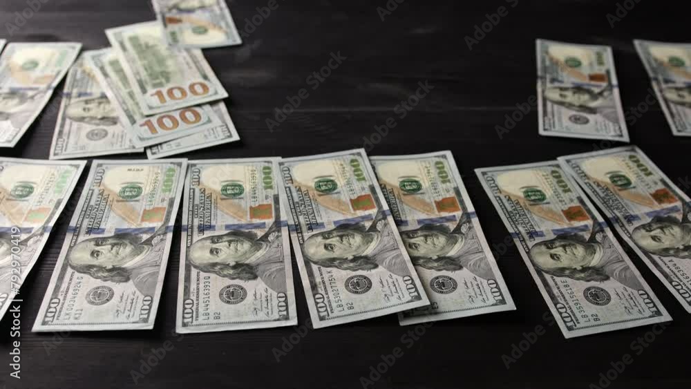 The Wind Sweeping Us Dollars Off The Table The Wind Sweeping Us Dollars Off The Table