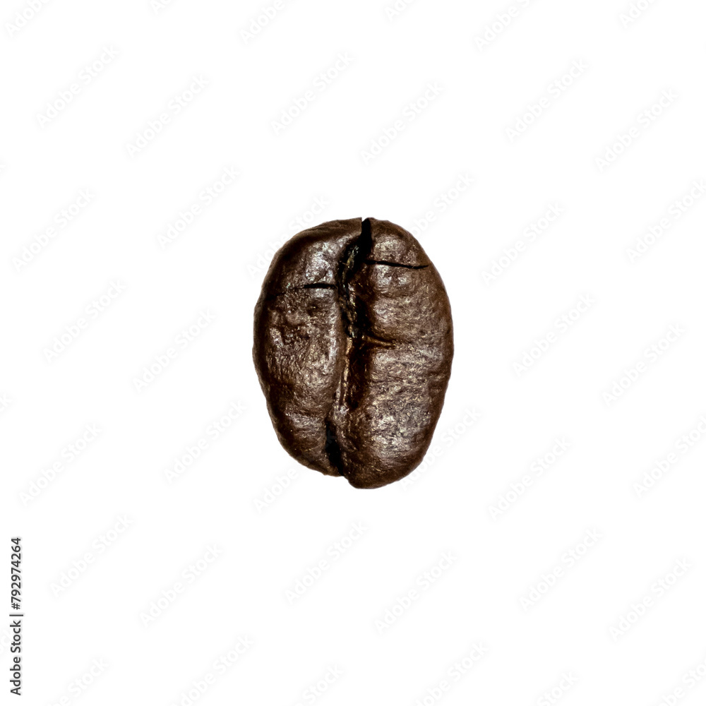 Roasted coffee bean. Isolate on a white background. Roasted coffee bean. Isolate on a white background.