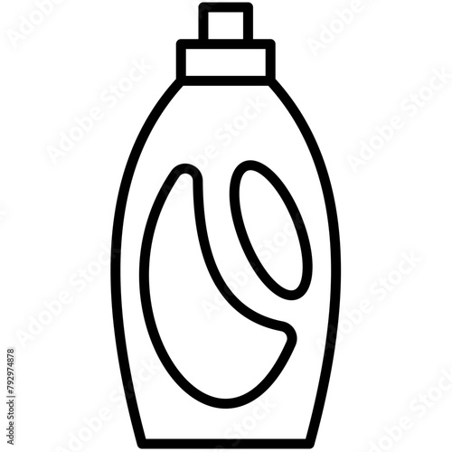 Laundry Black Outline Icon Pack