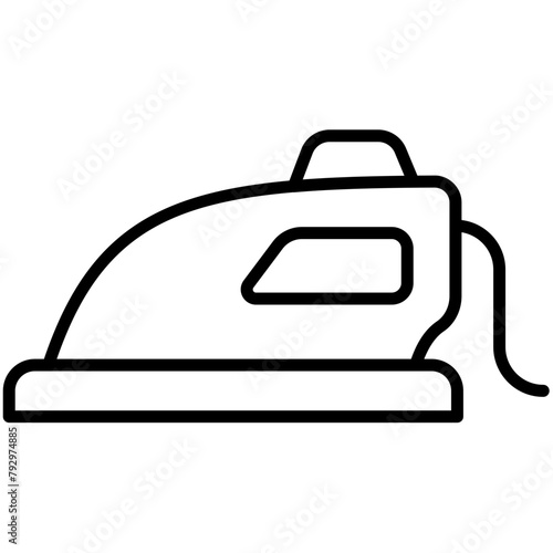 Laundry Black Outline Icon Pack