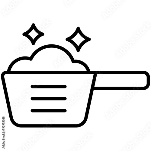 Laundry Black Outline Icon Pack