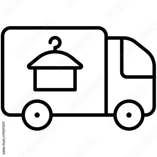 Laundry Black Outline Icon Pack