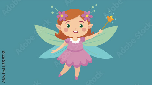 A little girl dressed as a fairy adorned with glitter and homemade wings delicately twirling down the street in the DIY Costume Parade.