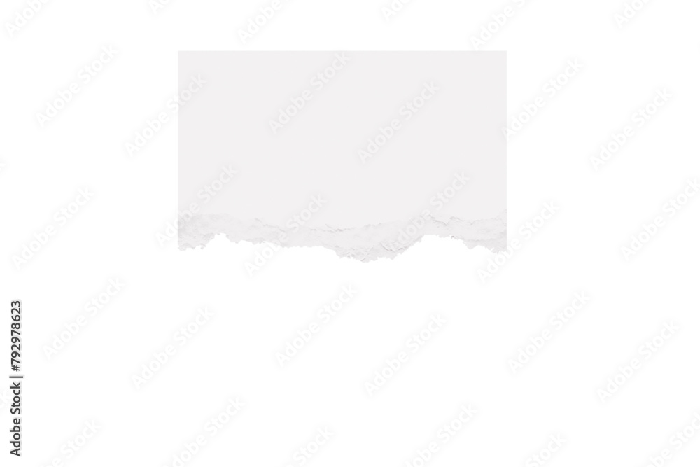 Ripped paper on transparent background, ripped paper, hole torn ...
