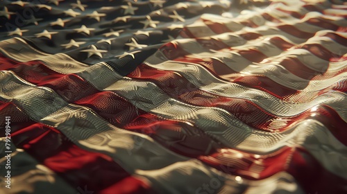 American Flag Celebration, concept Happy Memorial day,
