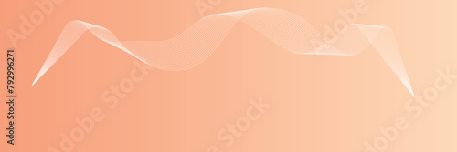 Light Salmon color and Peach Puff color gradient with smooth line art Blank background for product display, product advertising backdrop,luxury-3d-background, modern-abstract-background, product 3d