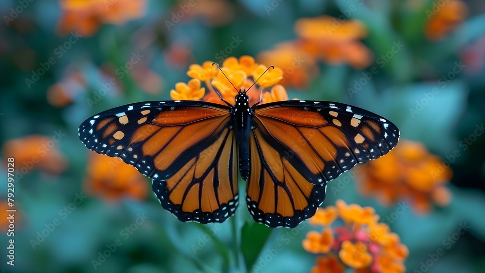 Decline in Monarch butterfly population due to habitat loss from ...