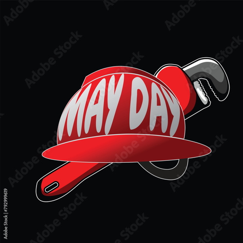labour day design vector 1st may celebration	