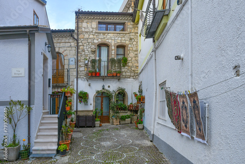 Wallpaper Mural A street in Orsara di Puglia, a medieval village in the province of Foggia in Italy. Torontodigital.ca