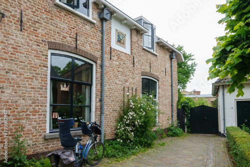 Historic street in the center of Zutphen 