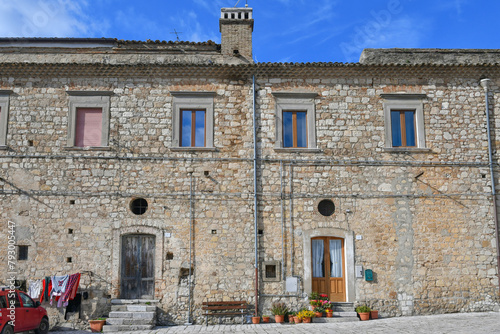 An old village in Orsara di Puglia, a village in Foggia province, Italy.