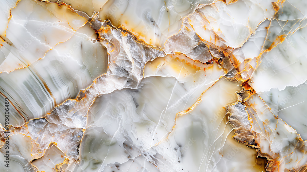 Close-up of a marble surface, highlighting the natural stone's unique patterns and textures, perfect for luxury interior design inspiration.