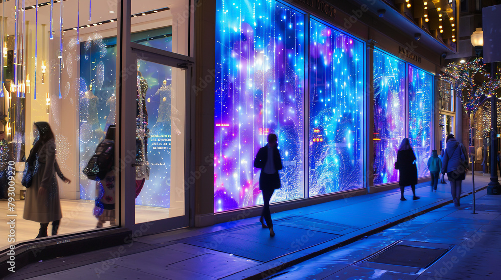Envision a retail storefront with striking window displays, inviting customers to step into a world of possibility.