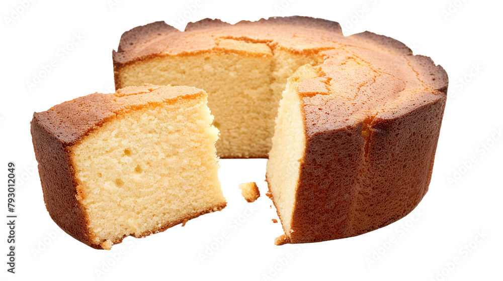 Delicious Vanilla Pound Cake Slice with Sugar Glaze on Transparent Background, Tempting Dessert Concept for Bakery Brochures and Culinary Blogs Delicious Vanilla Pound Cake Slice with Sugar Glaze on Transparent Background, Tempting Dessert Concept for Bakery Brochures and Culinary Blogs