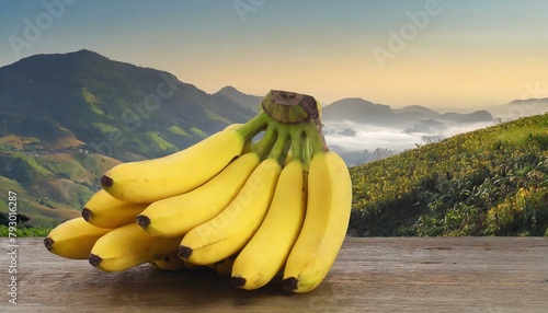 muitos cachos de banana com fundo