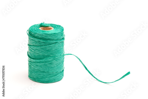 A roll of garden twine with copy space