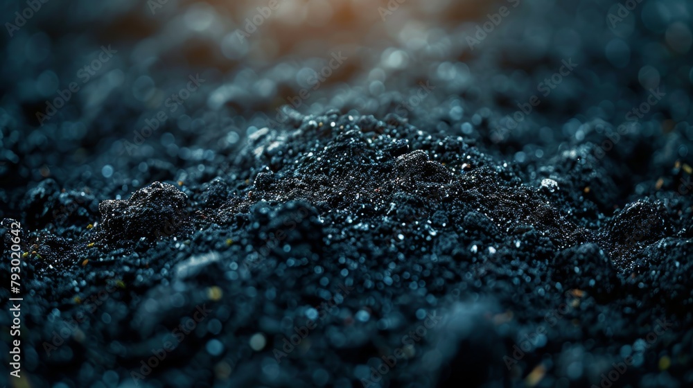 Fertile Soil Closeup with Pristine Focus Generative AI Fertile Soil Closeup with Pristine Focus Generative AI