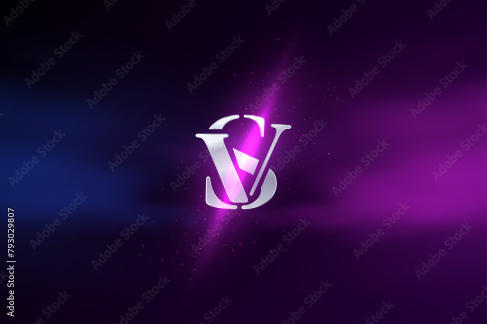 vs versus conflict fight battle screen and comparison colorful futuristic glowing sparkles lower third for soccer football sports background