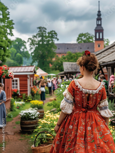 Whitsun market joy: A famil...
