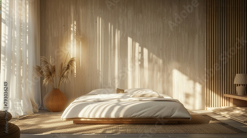 bedroom mockup interior design template ideas creative house minimal design