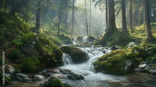 waterfall in the forest