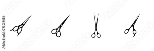 Hand drawn illustration of scissor 