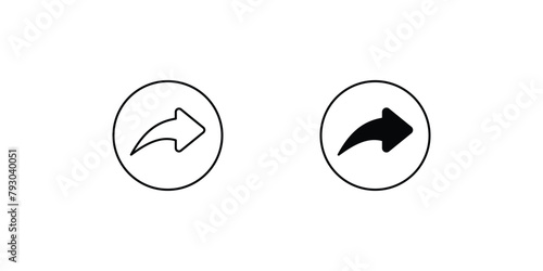 share icon with white background vector stock illustration