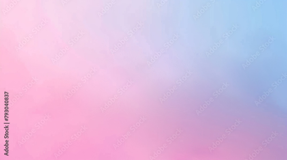 Colorful Soft Pink to Blue Pastel Gradient Transition Abstract Background. AI generated image