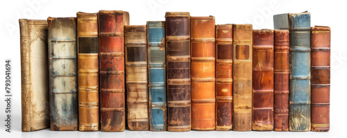 old books isolated with transparent shadow, resource PNG