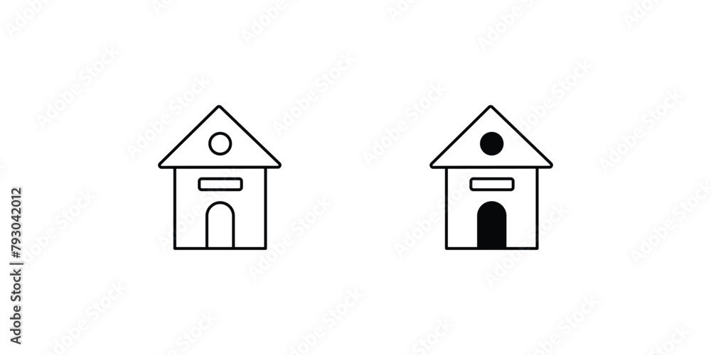home icon with white background vector stock illustration home icon with white background vector stock illustration
