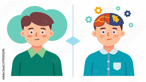 An image of a patient with Tourette Syndrome with visible tics before and after undergoing deep brain stimulation treatment showing a decrease in tics.