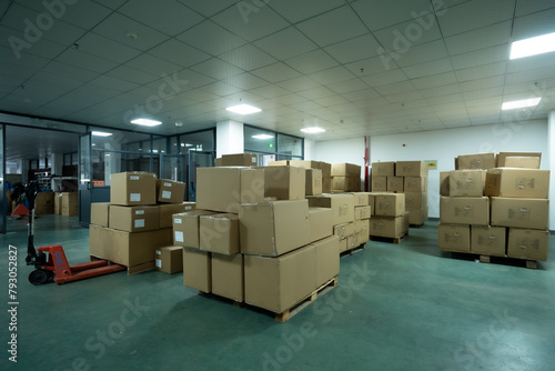 warehouse in factory