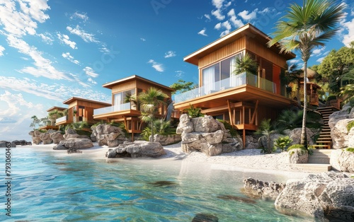 Tropical Beachfront Villas